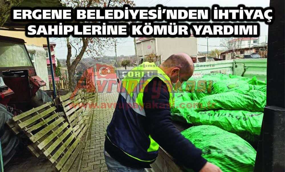 Ergene Belediyesi'nden İhtiyaç Sahiplerine Kömür Yardımı