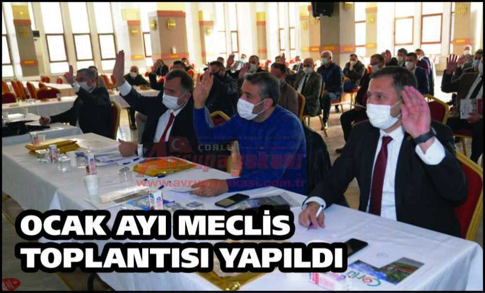 Ocak Ayı Meclis Toplantısı Yapıldı
