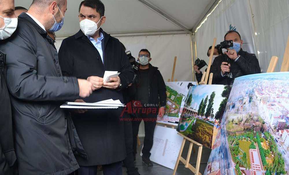 Bakan Kurum, Millet Bahçesi'ni İnceledi