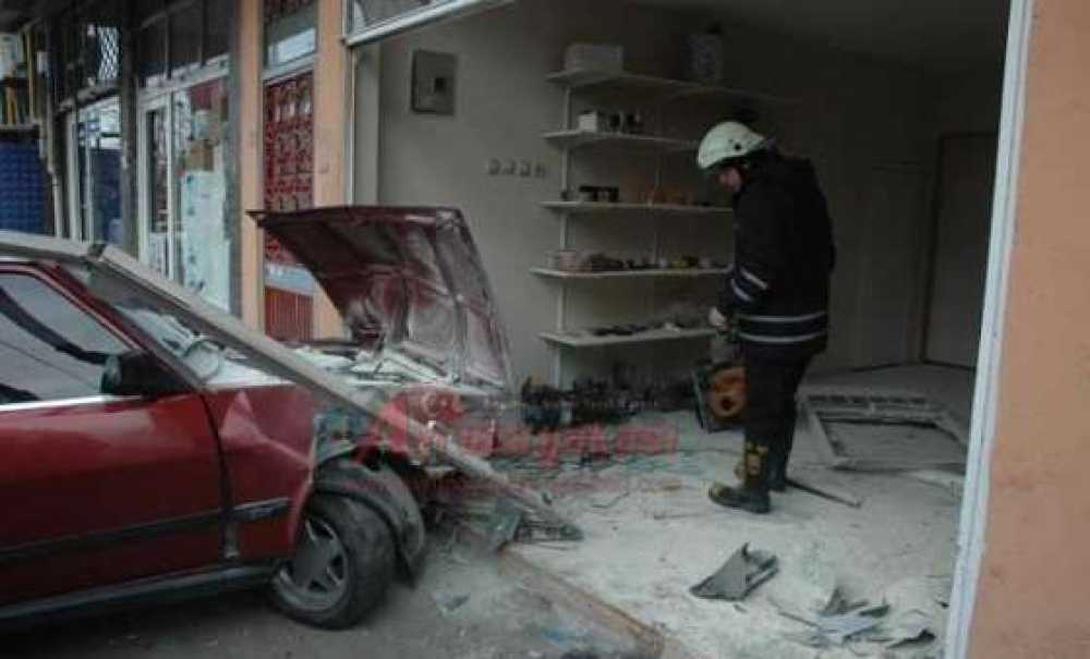 Çorlu`da İlginç Kaza