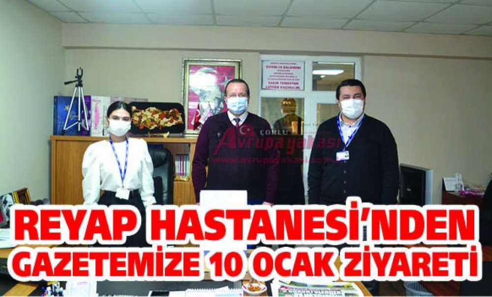 Reyap Hastanesi'nde Gazetemize 10 Ocak Ziyareti
