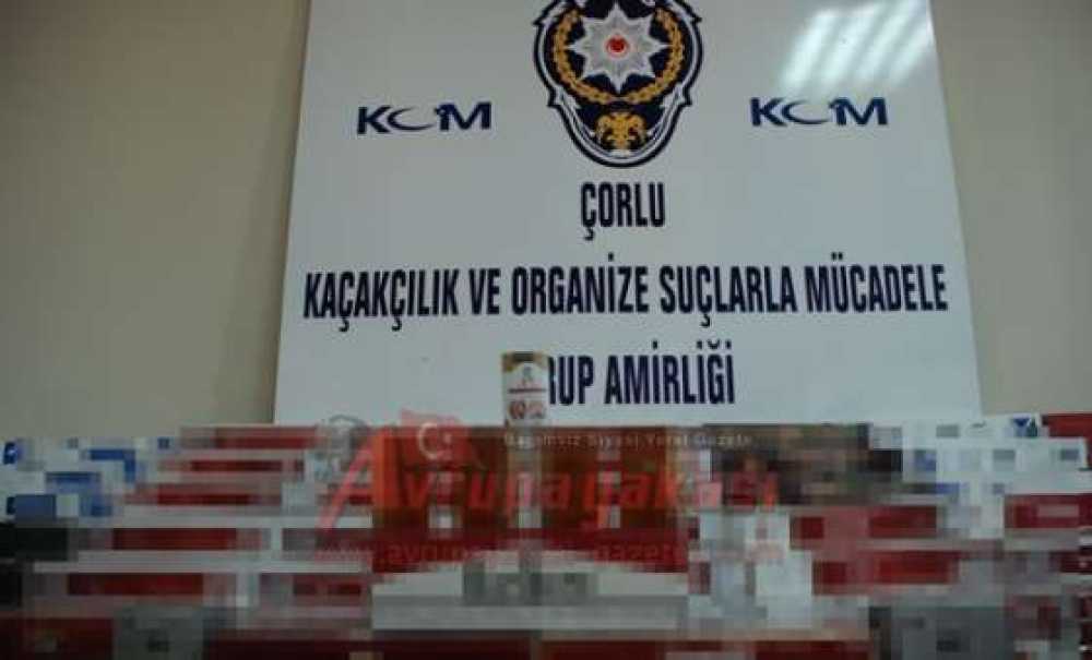 Ticari Taksiden Kaçak Sigara Çıktı