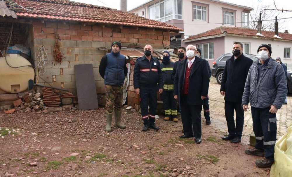 Albayrak Fırtınadan Etkilenen Bölgelerde İnceleme Yaptı