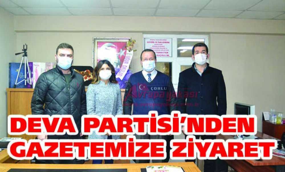 Deva Partisi'nden Gazetemize Ziyaret