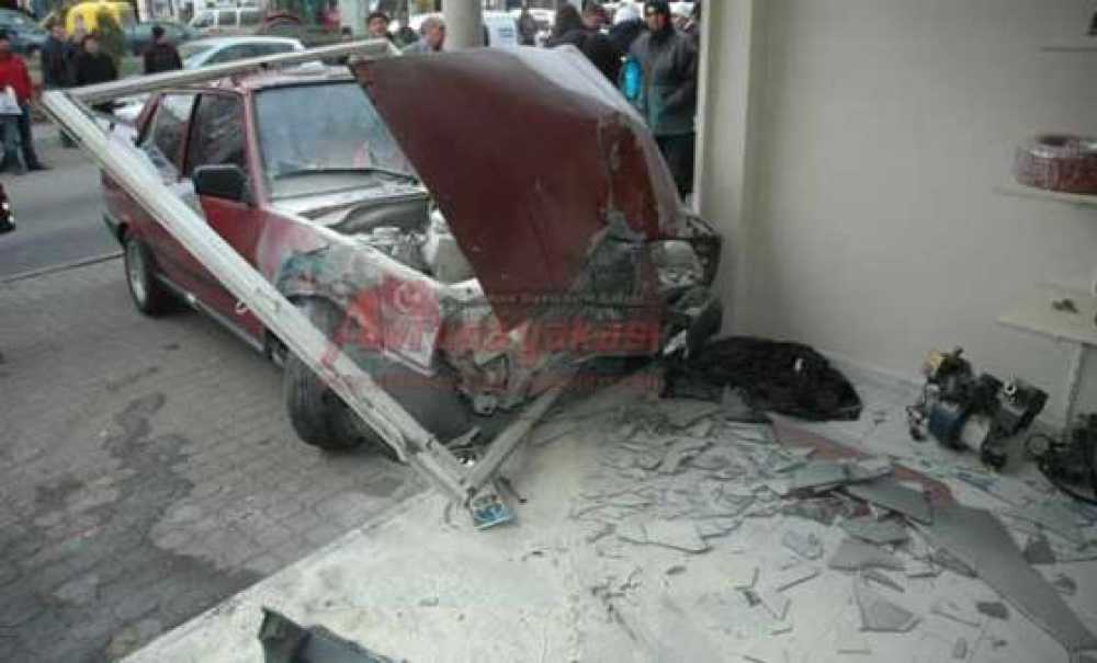 Çorlu`da İlginç Kaza