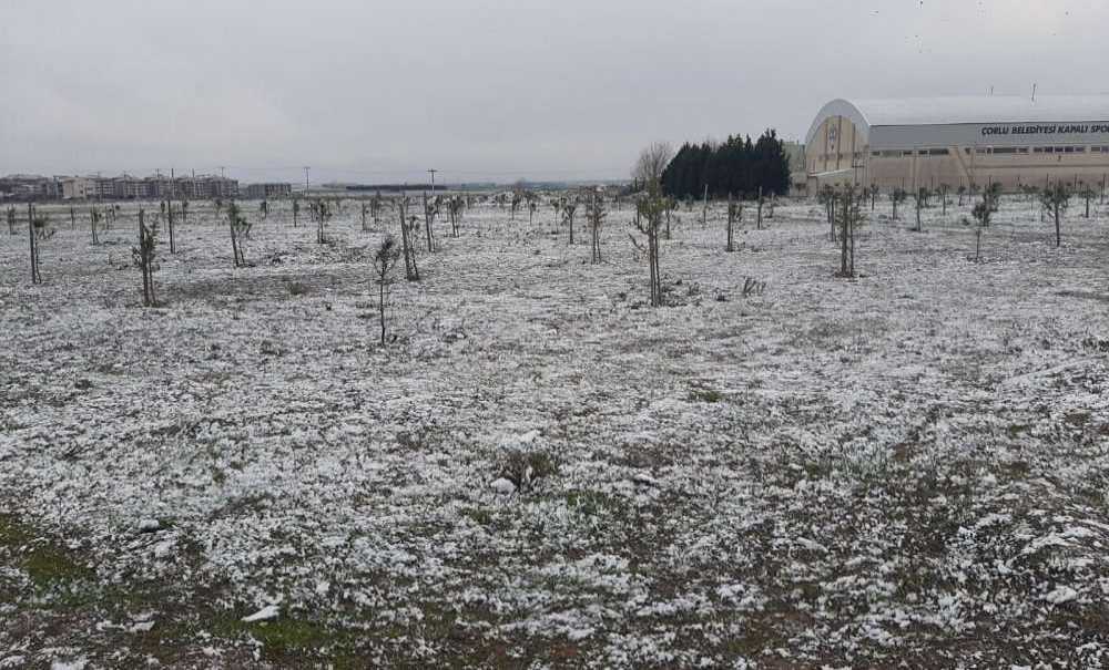 Hafta Sonu Çorlu Beyaza Büründü