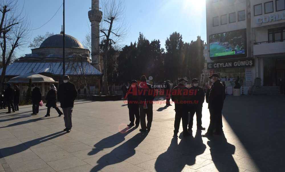 Çorlu'da Yoğun Kalabalık Oluştu