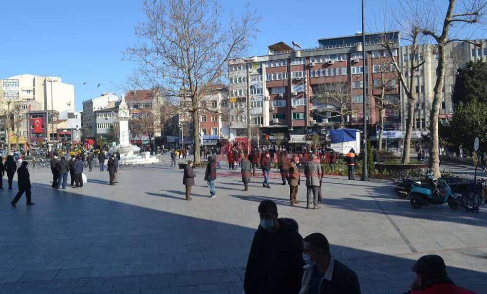 Çorlu'da Yoğun Kalabalık Oluştu