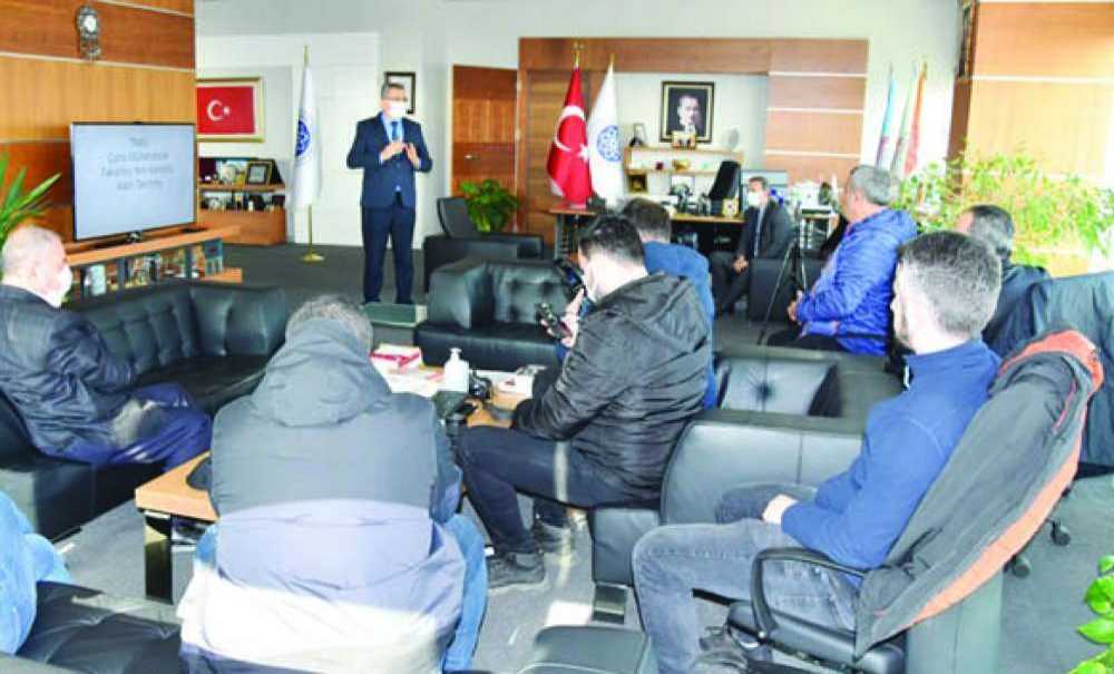 Nkü Rektörü Şahin, Yeni Kampüs Alanı Tanıtımını Yaptı