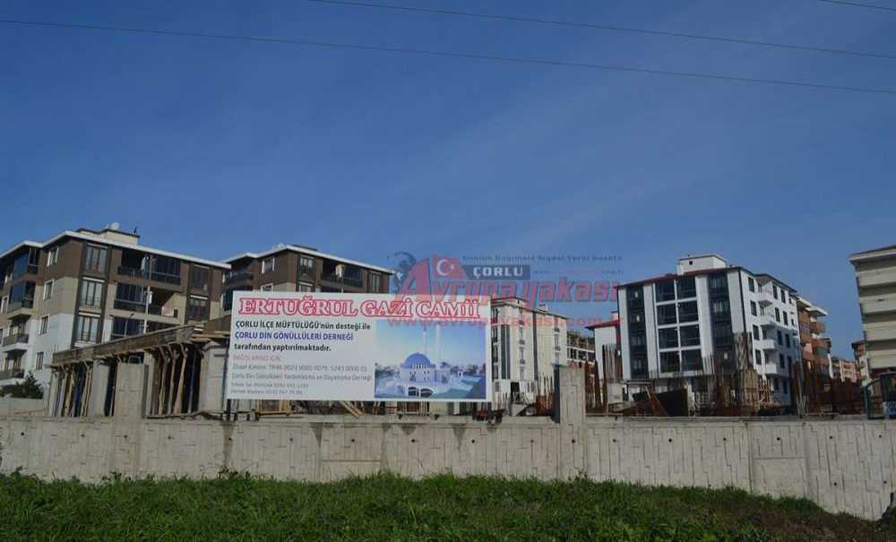Ertuğrul Gazi Camii'nin İnşaatı Tüm Hızıyla Sürüyor