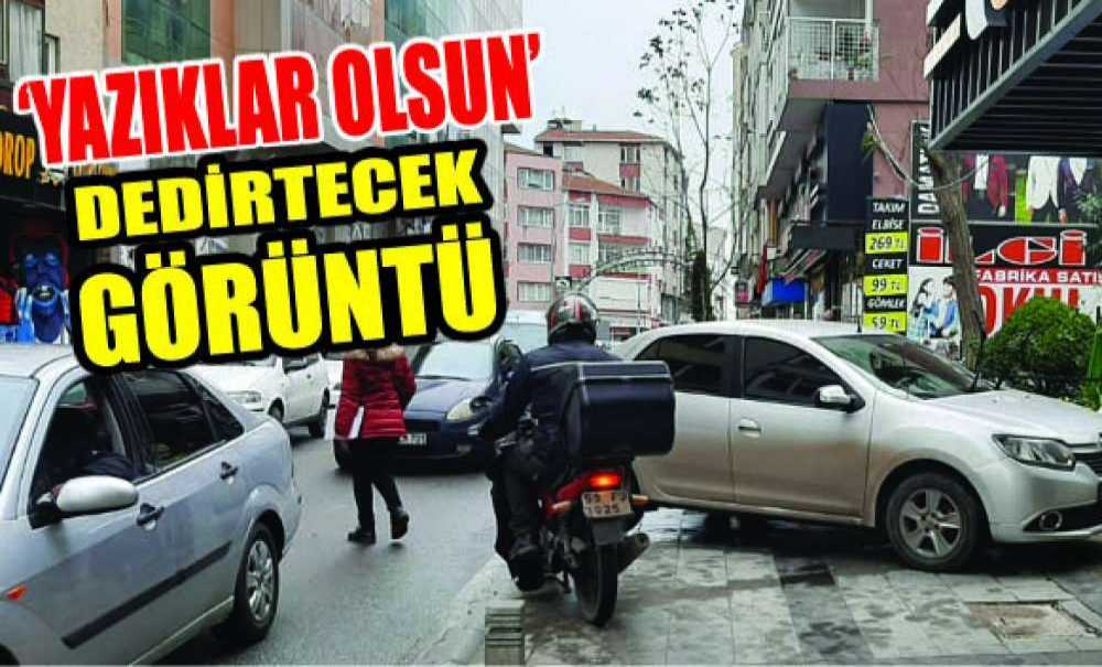 ‘Yazıklar Olsun' Dedirtecek Görüntü