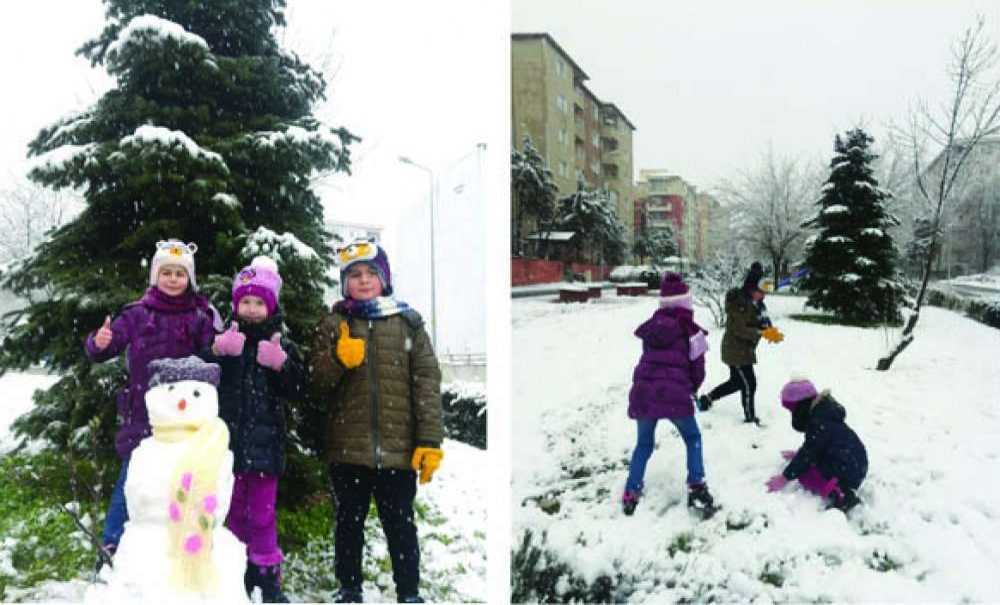 Çorlu Beyaza Büründü