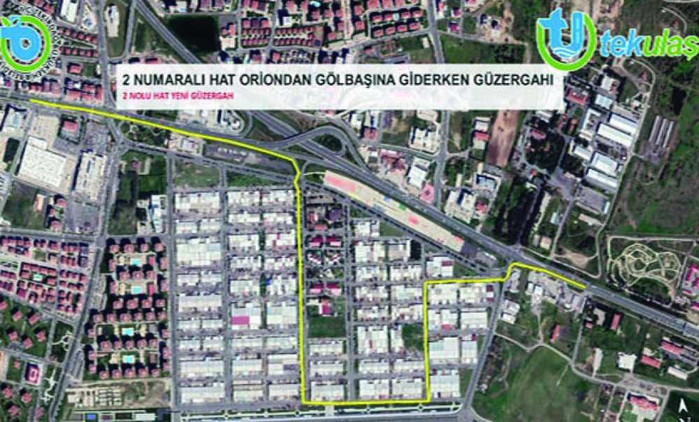 2 Ve 5 Nolu Otobüs Hatların Güzergâhları Değişti