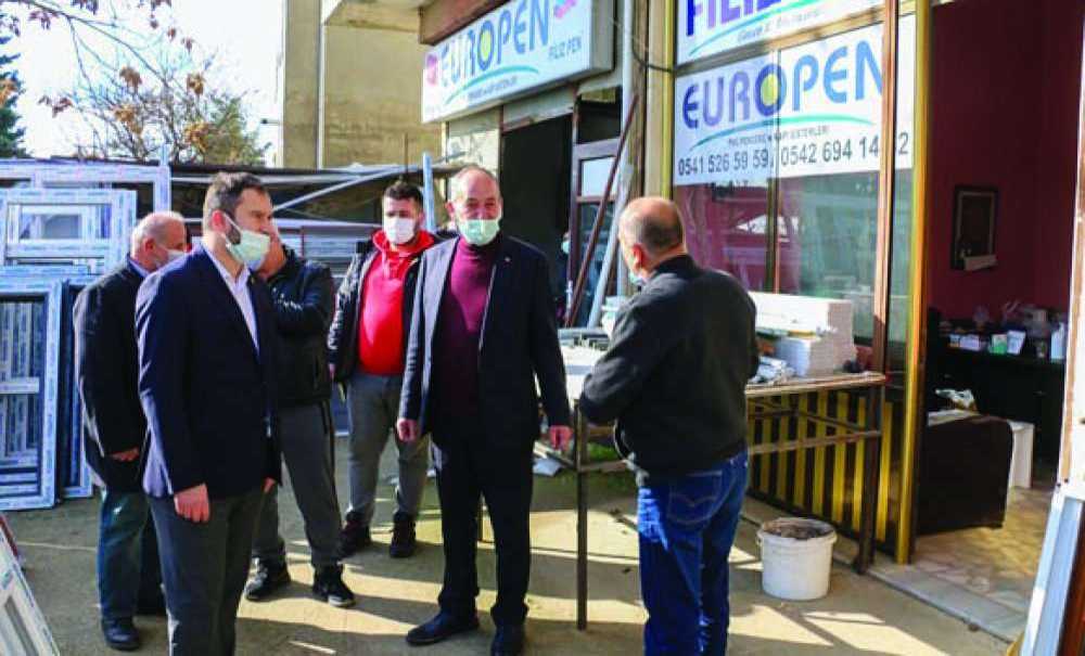 Başkan Ata'dan Esnaf Ziyareti