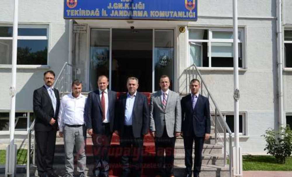 Çorlu Gazeteciler Derneği'nden Tekirdağ Ziyaretleri