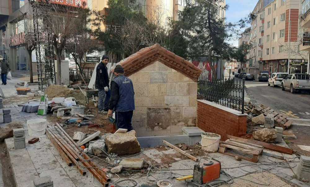 Tarihi Çukur Çeşme'nin Son Hali Ortaya Çıktı