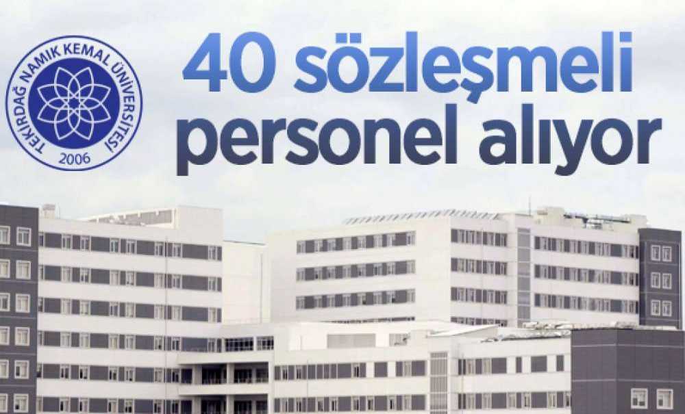 Nkü 40 Sözleşmeli Personel Alıyor