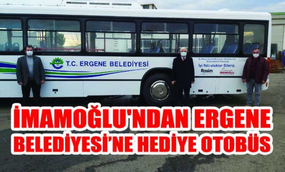 İmamoğlu'ndan Ergene Belediyesi'ne Hediye Otobüs