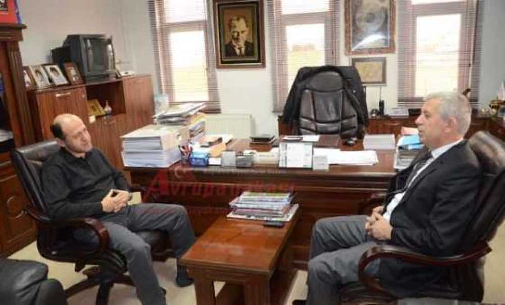 Çorlu İlçe Milli Eğitim Müdürü İsmail Bağlar'dan Veda Ziyareti