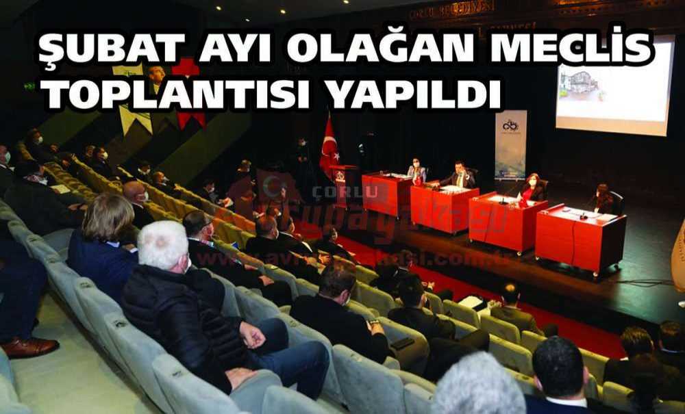 Şubat Ayı Olağan Meclis Toplantısı Yapıldı