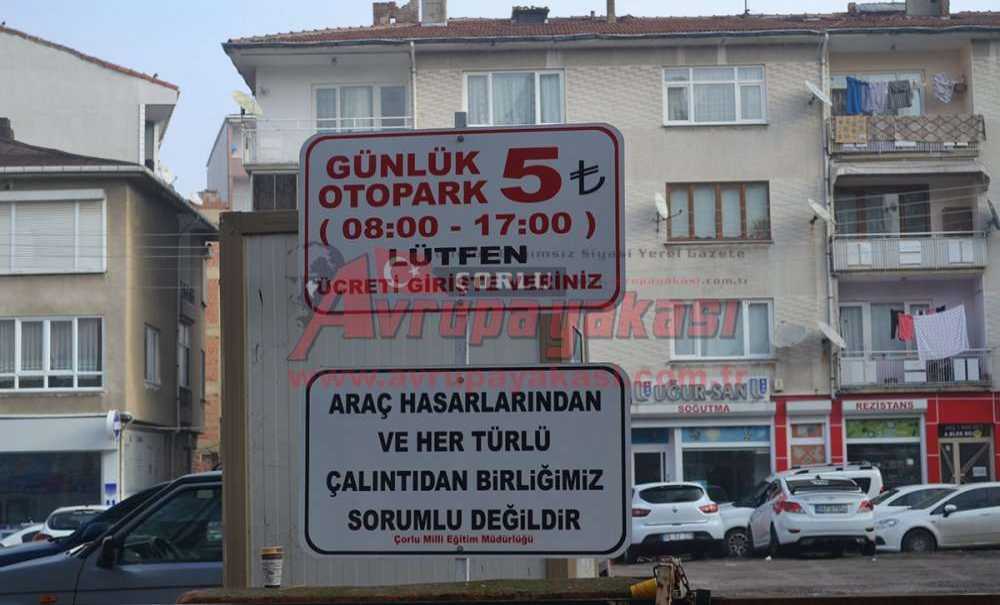Otopark Ücretli Hale Getirildi