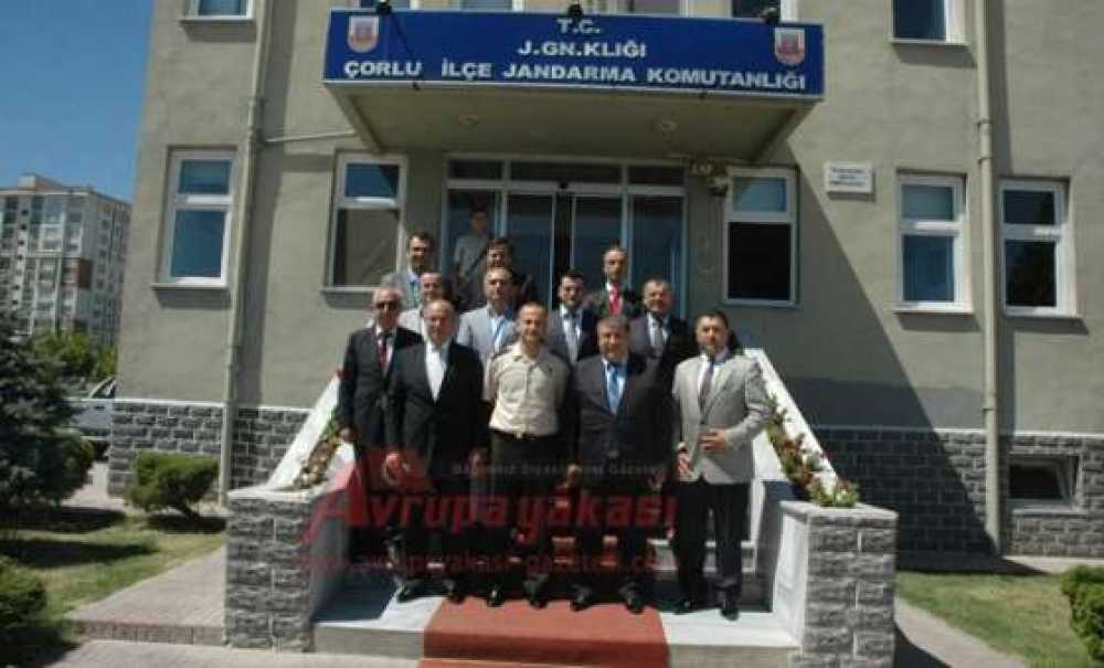 Çorlu Tso`dan Emniyet Ve Jandarmaya Ziyaret