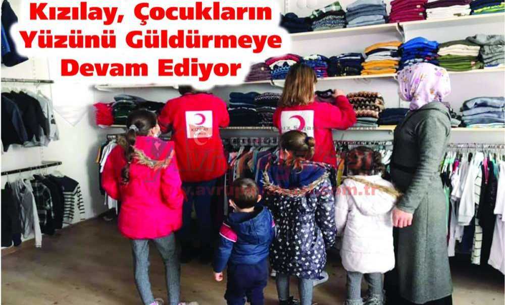 Kızılay, Çocukların Yüzünü Güldürmeye Devam Ediyor