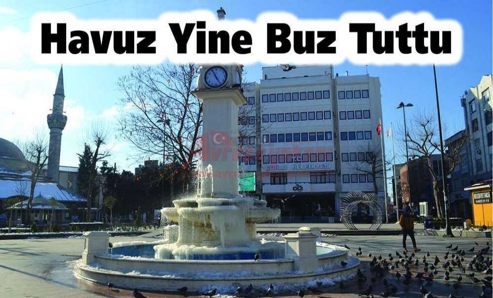 Havuz Yine Buz Tuttu