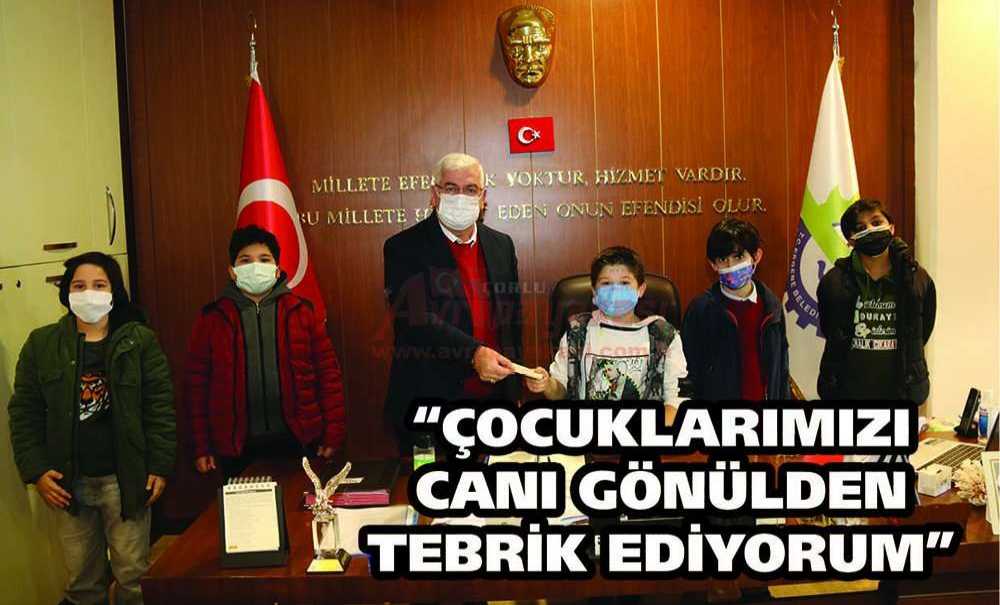 Ergene Belediye Başkanı Rasim Yüksel; “Çocuklarımızı Canı Gönülden Tebrik Ediyorum”