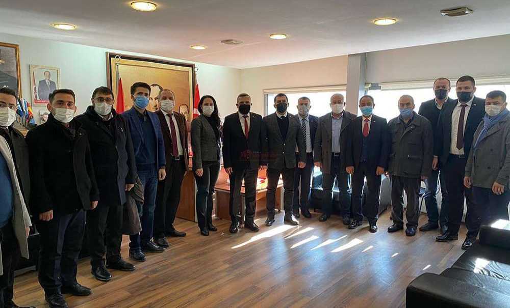 Ak Parti'den Mhp'ye Ziyaret