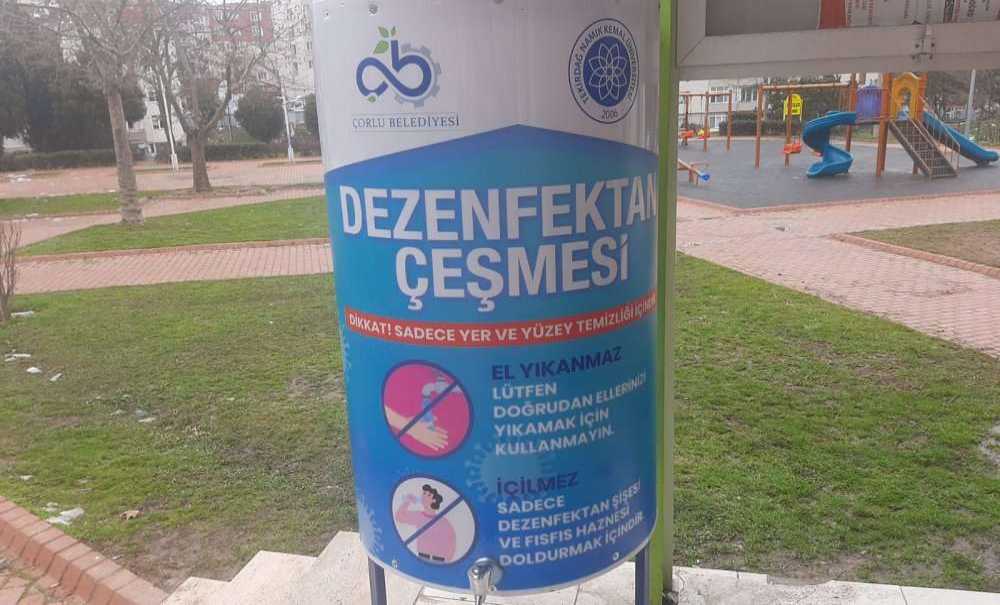 Dezenfektan Çeşmeleri İlgi Görüyor
