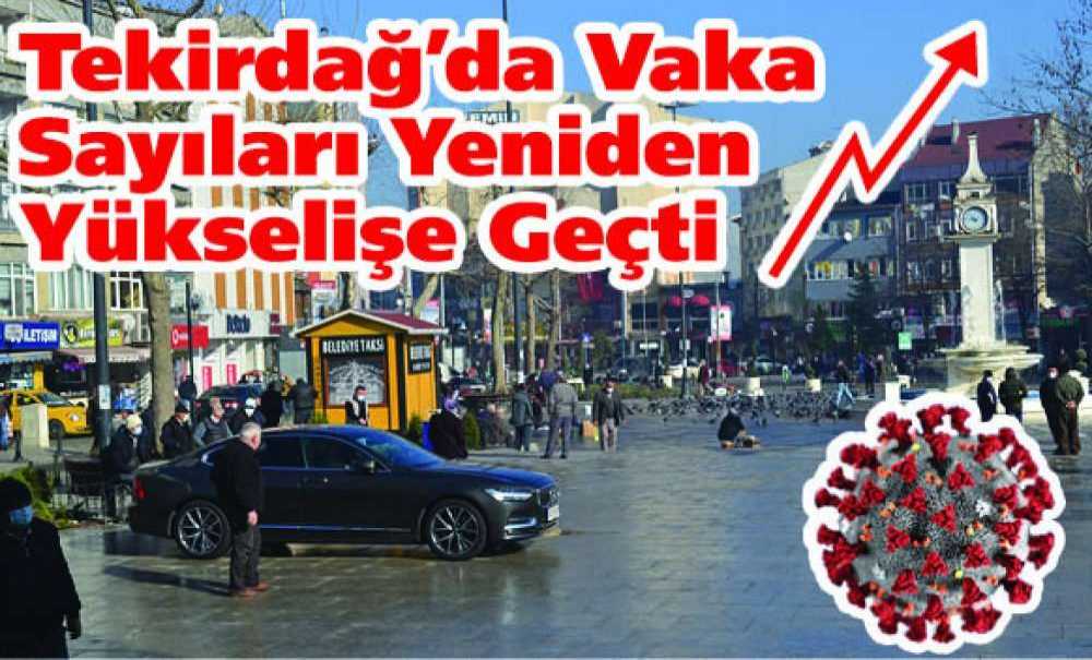 Tekirdağ'da Vaka Sayıları Yeniden Yükselişe Geçti