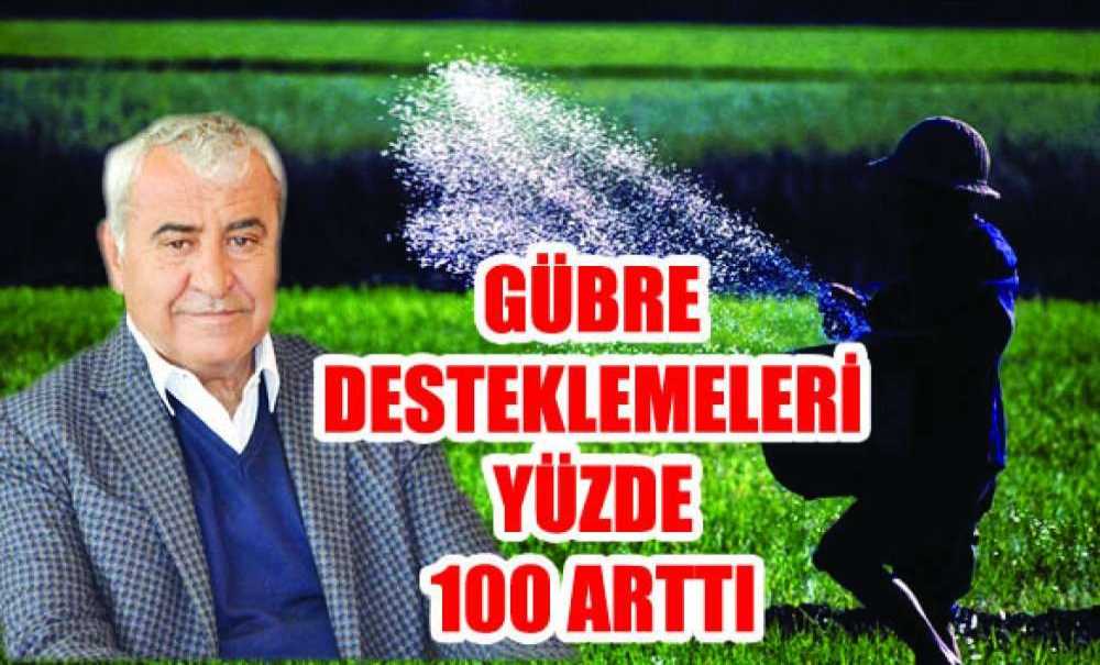 Gübre Desteklemeleri Yüzde 100 Arttı