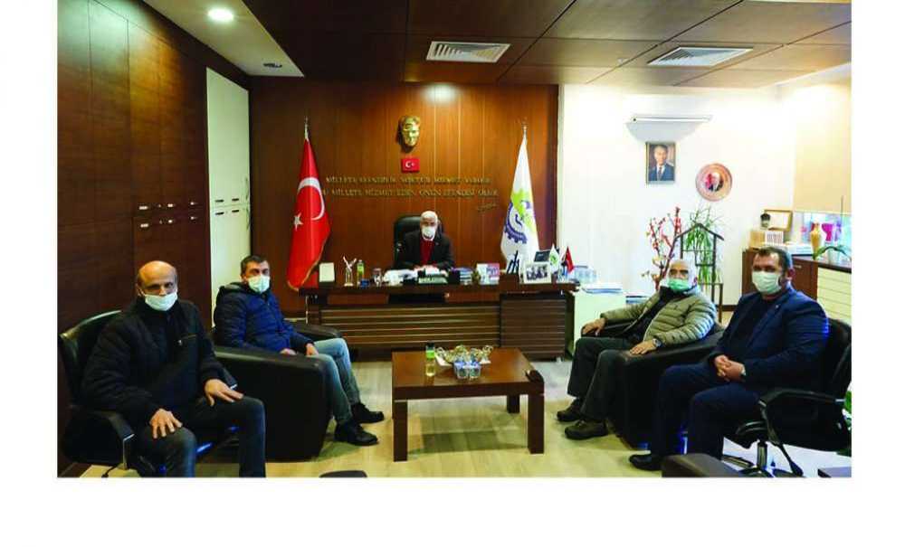 Başkan Yüksel'e Geçmiş Olsun Ziyaretleri Devam Ediyor