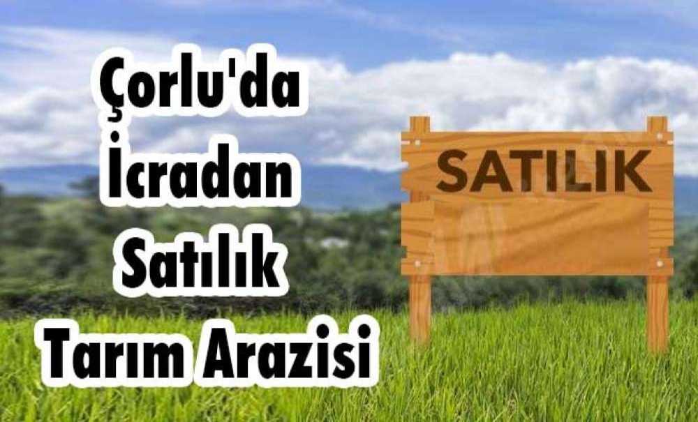 Çorlu'da İcradan Satılık Tarım Arazisi