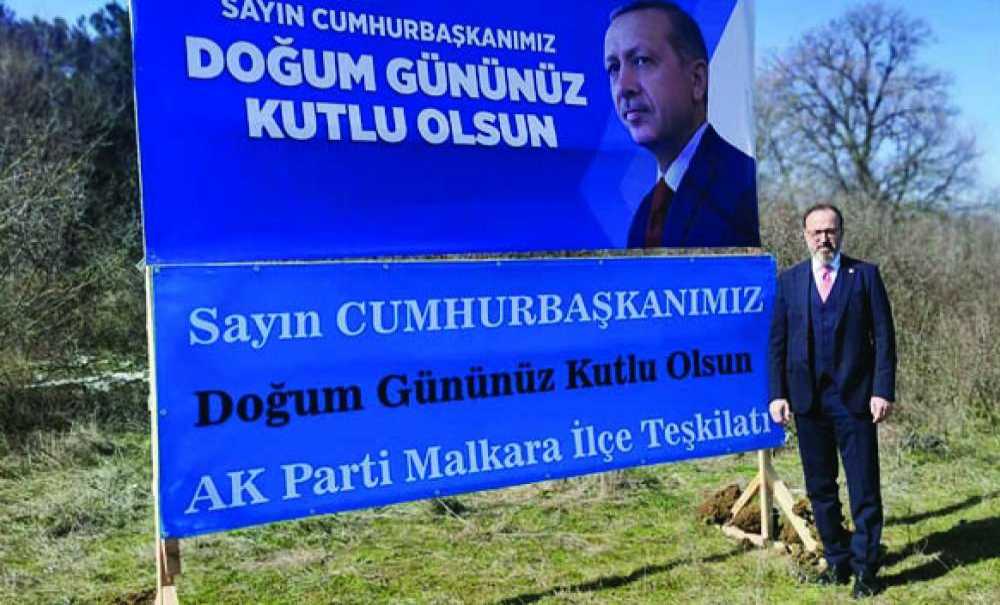 Cumhurbaşkanı Erdoğan'ın Doğum Günü İçin Ağaç Dikildi