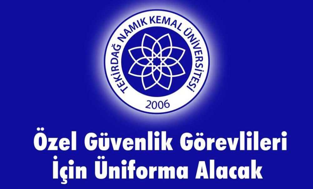 Nkü Özel Güvenlik Görevlileri İçin Üniforma Alacak