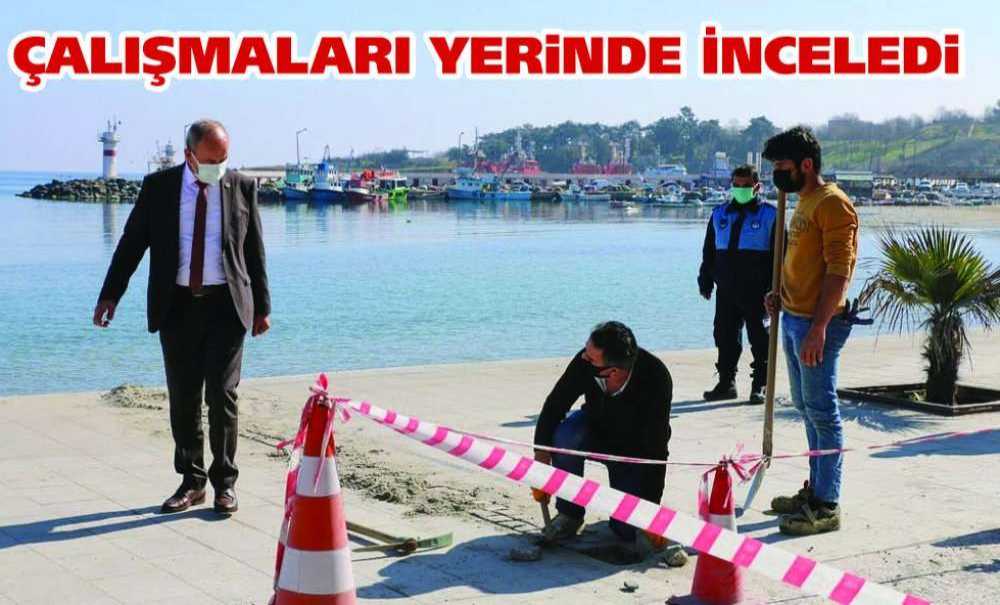 Çalışmaları Yerinde İnceledi