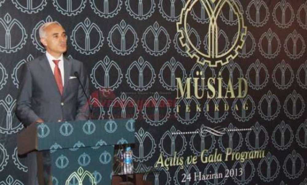 Müsiad Genel Başkanı Nail Olpak Çorlu'da