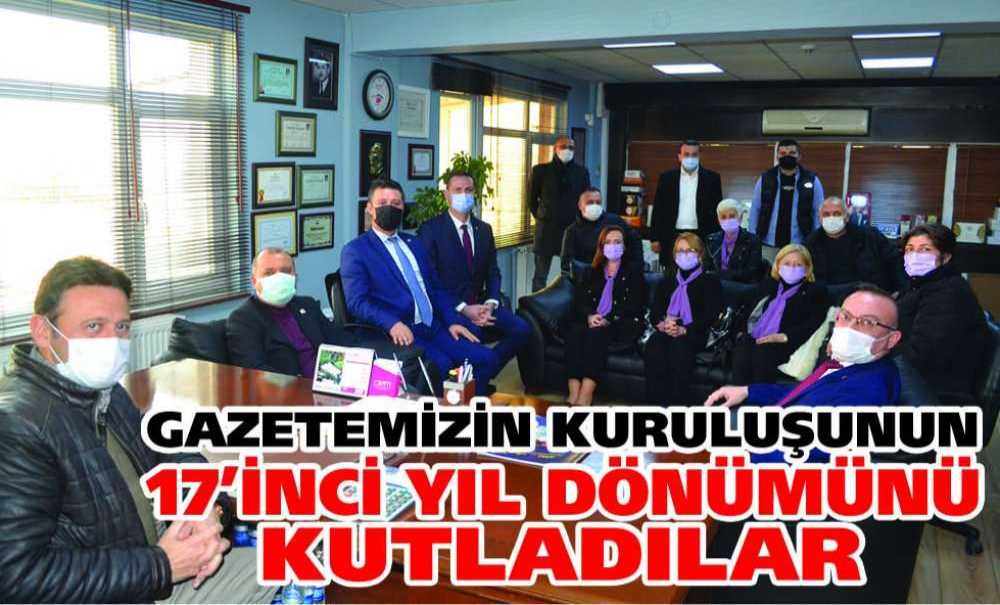 Gazetemizin Kuruluşunun 17'ini Yıl Dönümünü Kutladılar