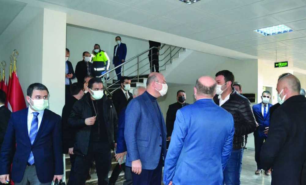 İçişleri Bakanı Süleyman Soylu Çorlu'da