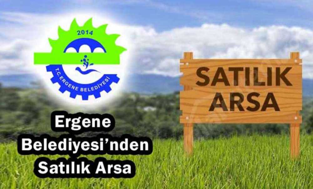 Ergene Belediyeden Satılık Arsa