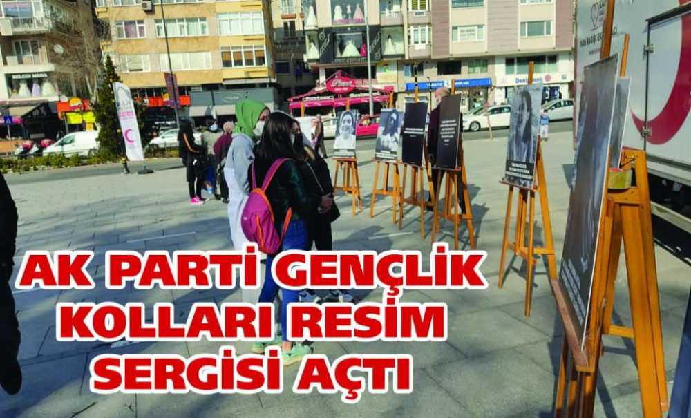 Ak Parti Gençlik Kolları Resim Sergisi Açtı