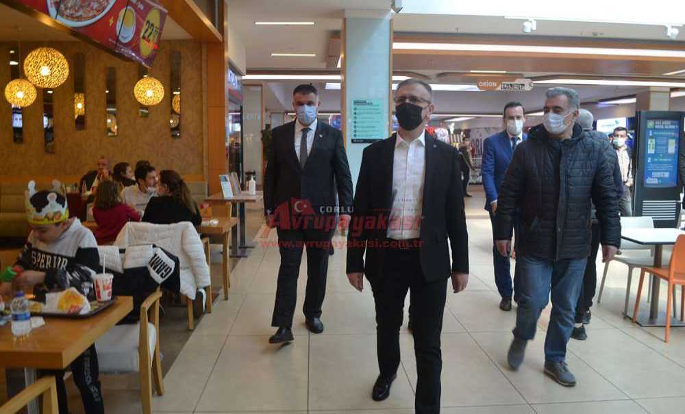 Kafe Ve Restoranları Denetleyen Çorlu Kaymakamı Cafer Sarılı, “Yüzde 50 Doluluk Ve Hes Kodu Sorgulama Önemli”