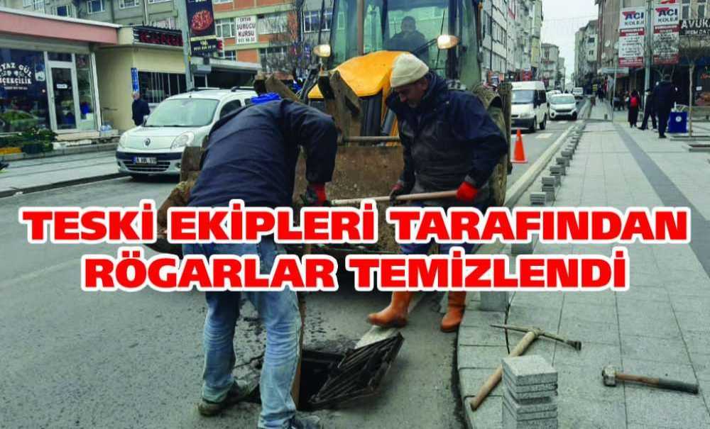 Teski Ekipleri Tarafından Rögarlar Temizlendi