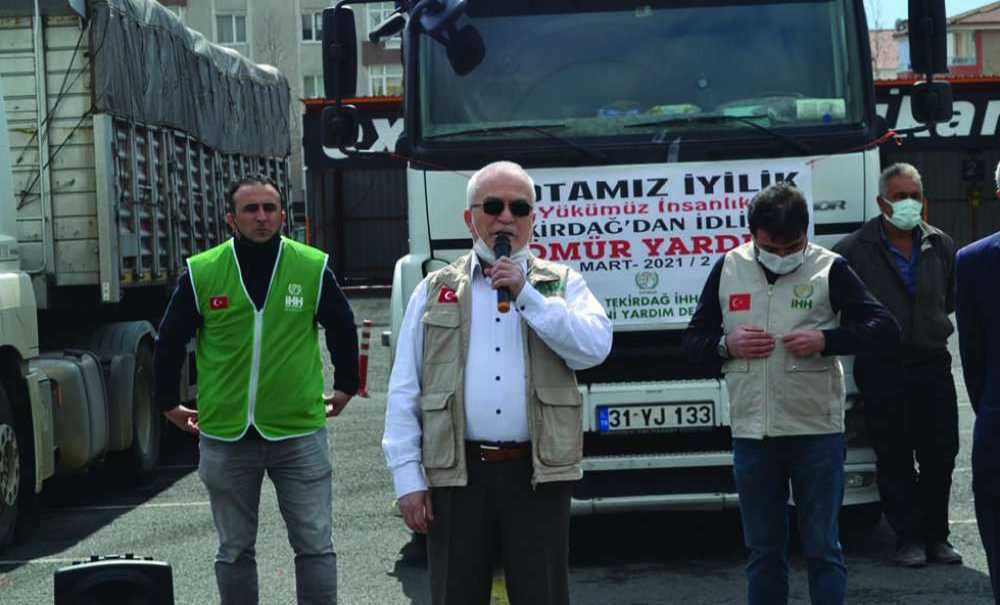 İhh'nın Yardım Tırı Yola Çıktı