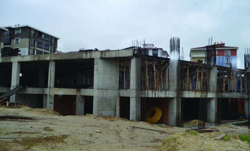 Ertuğrul Gazi Cami'nin İnşaatı Devam Ediyor