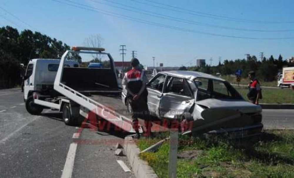 Çorlu`da Kaza 3 Yaralı
