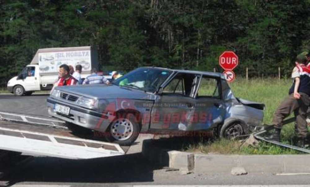 Çorlu`da Kaza 3 Yaralı