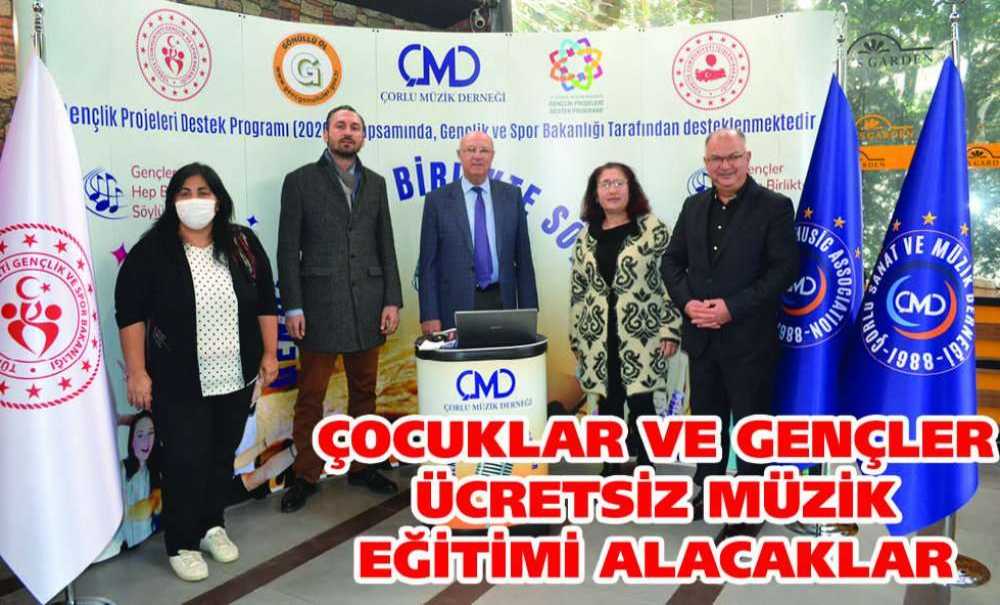 Çocuklar Ve Gençler Ücretsiz Müzik Eğitimi Alacaklar